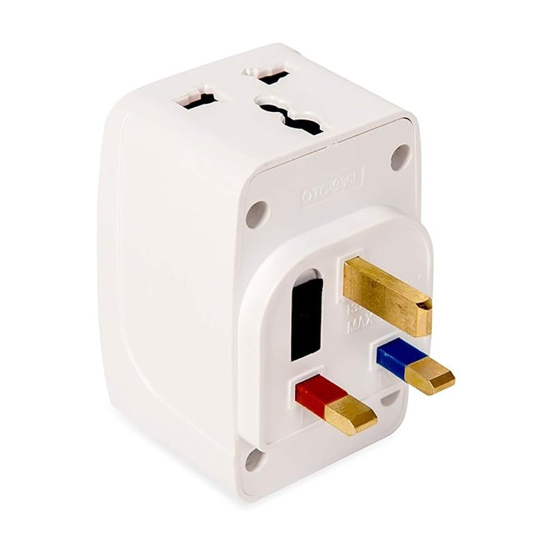 Oshtraco 3 Way Multi Socket Input Adaptor