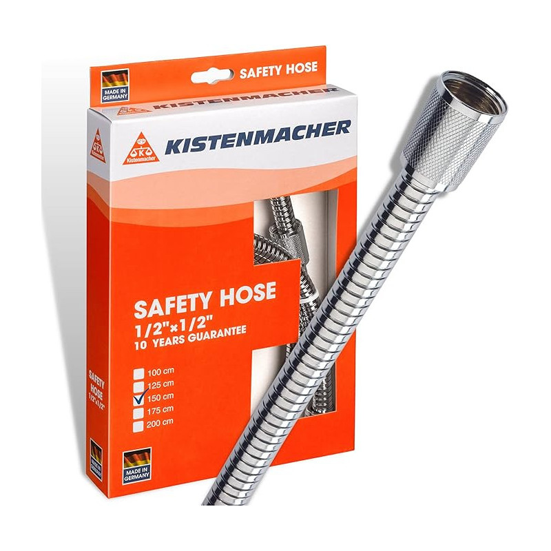 Kistenmacher Flexible Shower Hose With Stainless Steel, 150cm