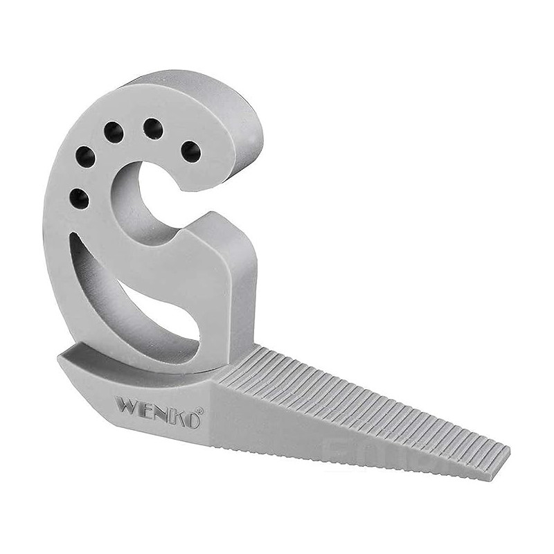 Wenko Practical Multi Stop Door Stopper, Grey