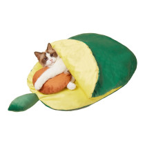Fofos Avocado Pet Bed For Slumber For Your Cats And Small Breed Dogs, Green