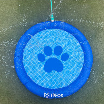 Fofos Pet Sprinkler Pet Mat, Foldable Dog Sprinkler Pad Outside, Portable Design, 100 x 100 Cm
