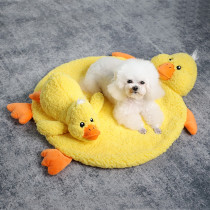 Fofos Cuddle Duck Heartbeat And Voice Recordable Plush Stuffed Toy And Mat
