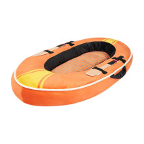Fofos Kayak Snug Pet Bed For Cats And Dogs, Orange