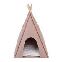 M-PETS Eco Tipi Brown Cat Bed, Toy Breeds Indoor Cat