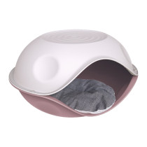 Georplast Duck Cove Pet Bed For Cat And Dog, 57 x 48 x 32 cm, Pink