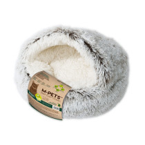 M-PETS Snugo Eco Cat Sleeping Bed, Grey