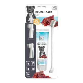 M-Pets Dental Care Set Beef...