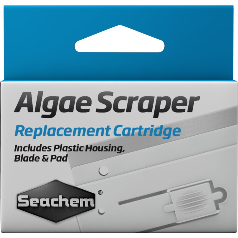 Seachem Algae Scraper Replacement Cartridge Allowing For Quick And Hassle-Free Maintenance Of Your Algae Scraper
