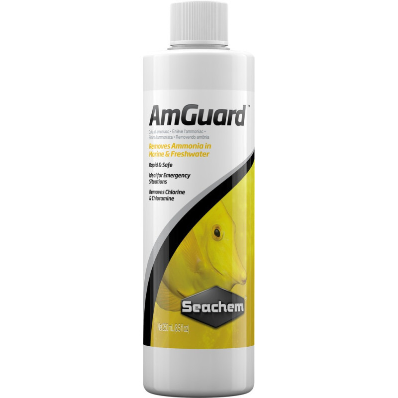 Seachem Liquid Amguard Safe For All Aquatic Life, Water Conditioners, 250Ml