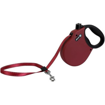Alcott Mariner Retractable Adventure Leash, Small, Red, 5M