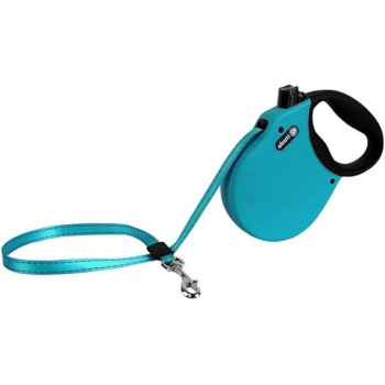 Alcott Mariner Retractable Adventure Leash, Small, Blue, 5M