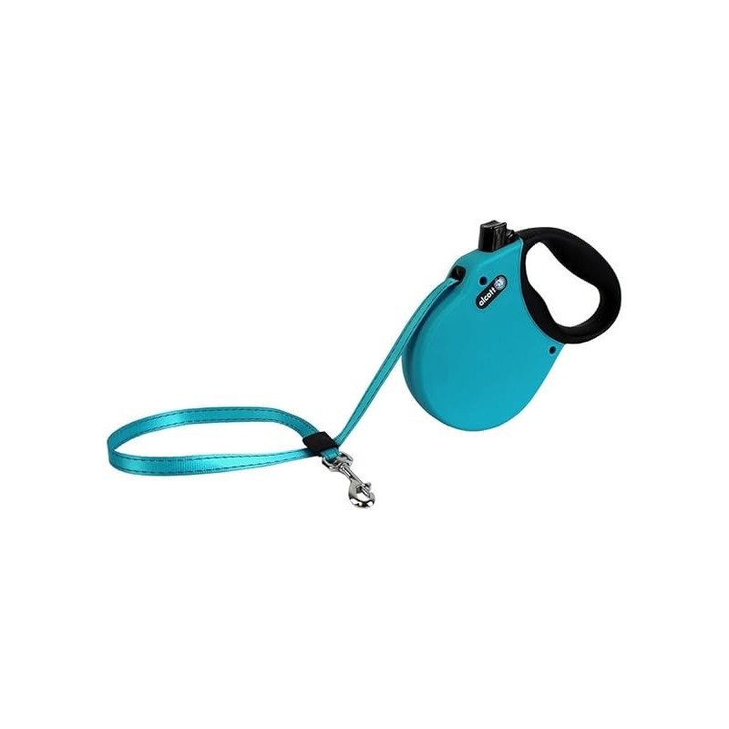 Alcott Mariner Retractable Adventure Leash, Small, Blue, 5M