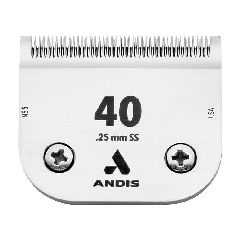 Andis Ceramicedge Detachable Blade Providing A Cooler And More Comfortable Grooming Experience, Size 40Ss