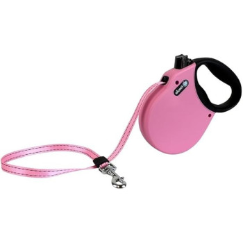 Alcott Mariner Retractable Adventure Leash, Medium, Pink