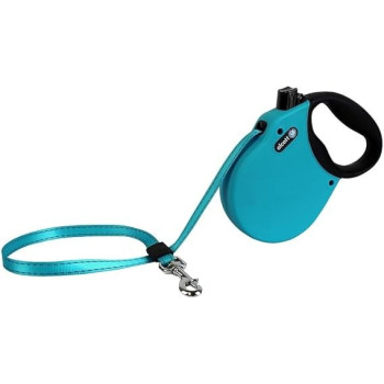 Alcott Mariner Retractable Adventure Leash, Medium, Blue