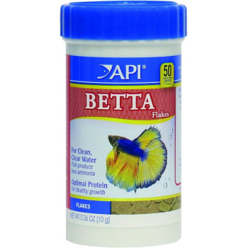 Api Betta Flakes Fish Food, Optimal Protein For Healthy Growth, 10 Gram
