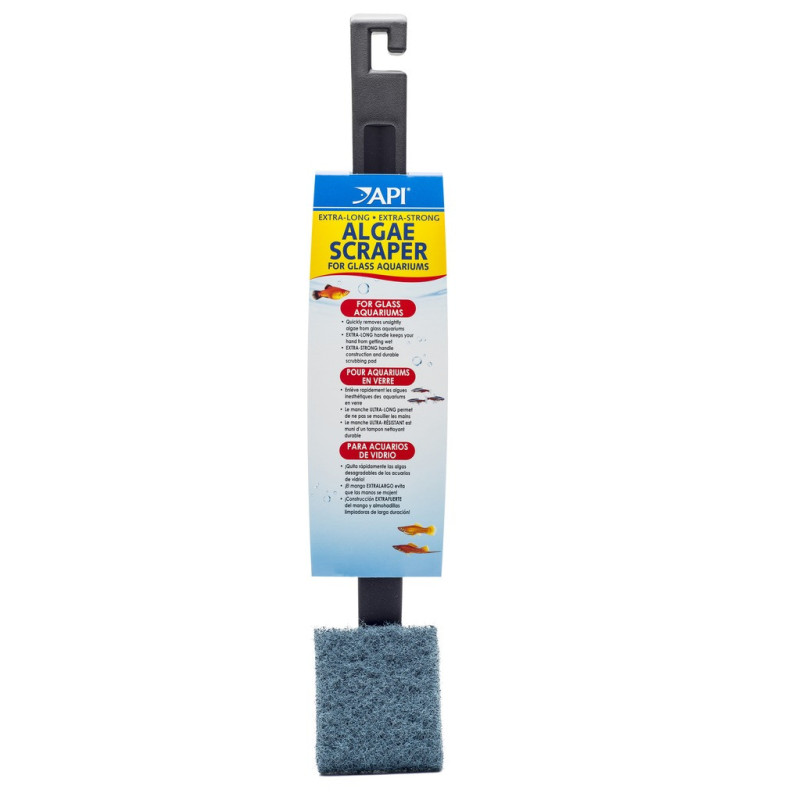 Api Algae Scraper For Glass Aquariums, Extra Long, 1-Count