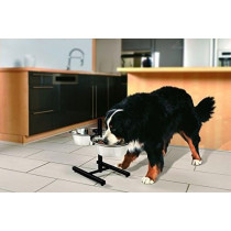 Zolux Adjustable Stand With Stainless Steel Dog Bowls, 2.5 L