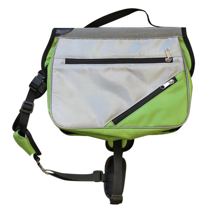 Alcott Adventure Explorer Backpack, Medium Size, Green/Grey