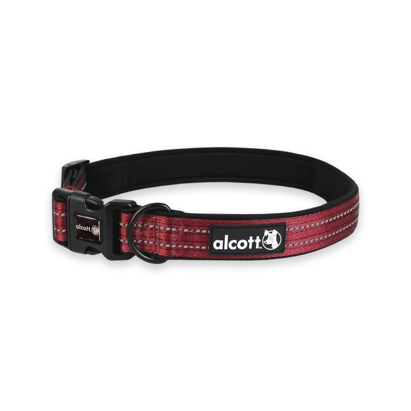 Alcott Adventure Collar For Dogs, Red, Extra Large