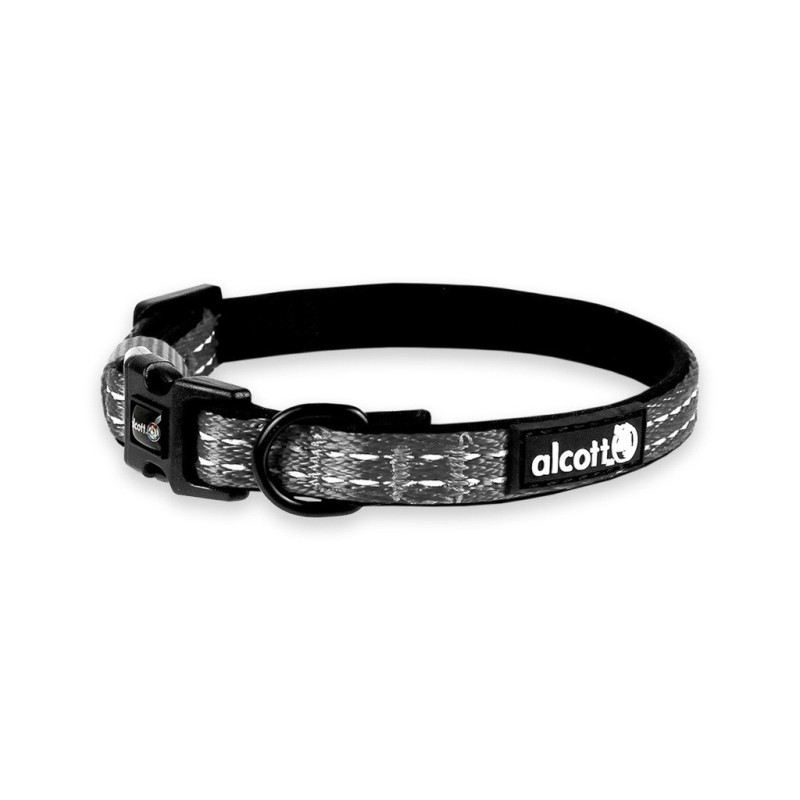 Alcott Adventure Collar For Dogs, Extra Small, Grey