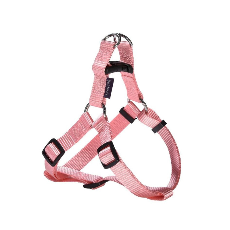 Bobby Access Adjustable Harness, Polyester And Nylon, Pink, Large