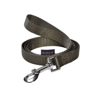 Bobby Access Dog Leash, Nylon, Khaki Colour, XS Size