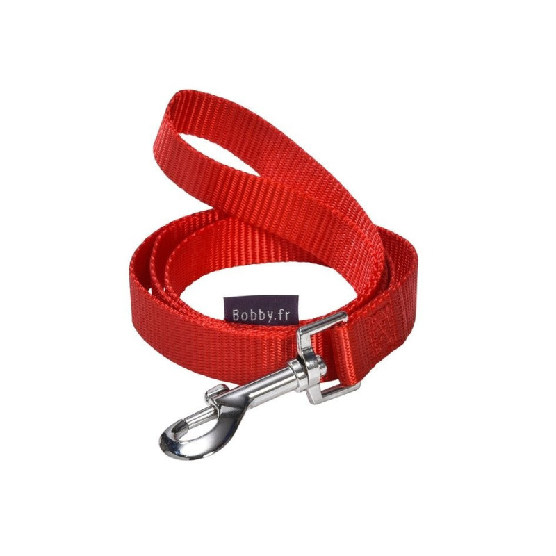Bobby Access Dog Leash, Nylon, Red Colour, Medium Size