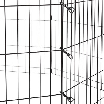 Midwest Exercise Pen With Full Max Lock Door, Black, 24Inch