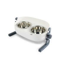 Afp All For Paws Lifestyle 3-In-1 Elevated Double Dinner Feeder Bowl, Medium, 8 Kg