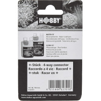 Hobby 4-Way Connector For The Distribution Of Fluid Or Air To Four Separate Lines Or Components, 2 Pcs