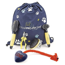 Conair Pro Puppy Grooming Starter Kit Tools Like Slicker Brush, Comb, And Nail Clippers