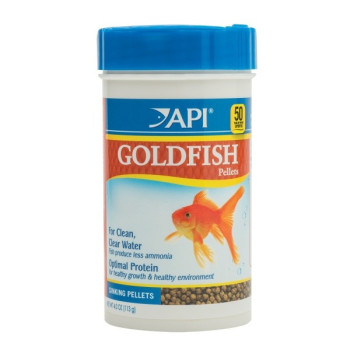 Api Goldfish Sinking Pellets For Clean Water Optimal Protein For Healthy Growth And Environment, 133 Gram