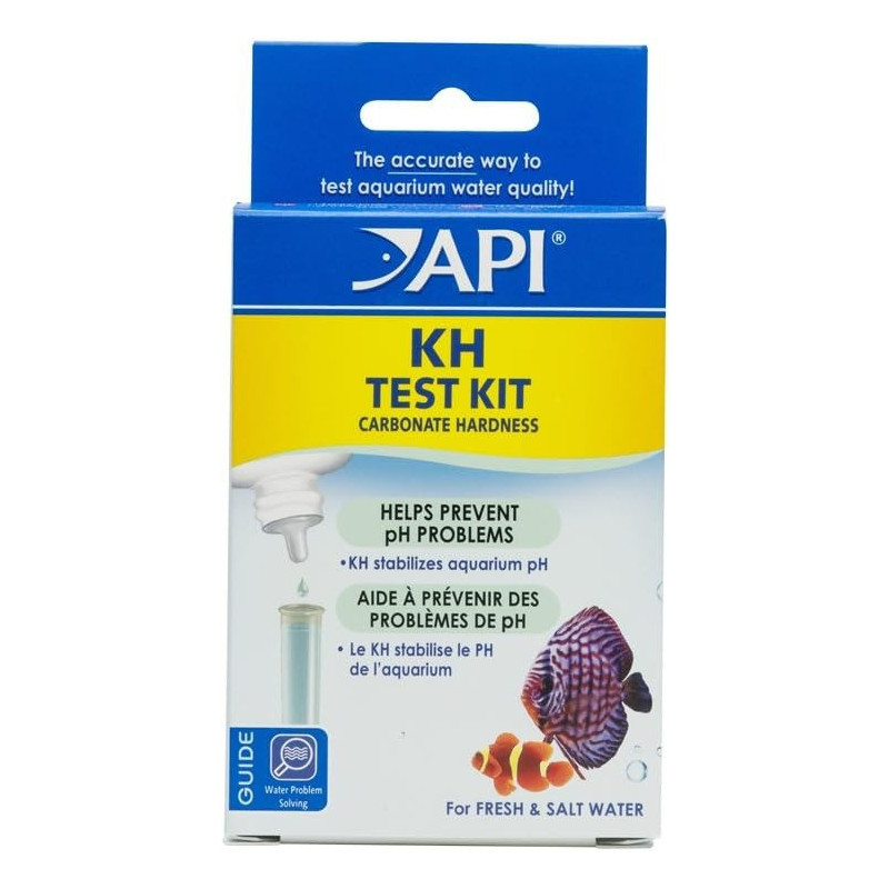 Api Kh Carbonate Hardness Test Kit Helps Prevent Ph Problems For Fresh And Salt Water, 37 ml