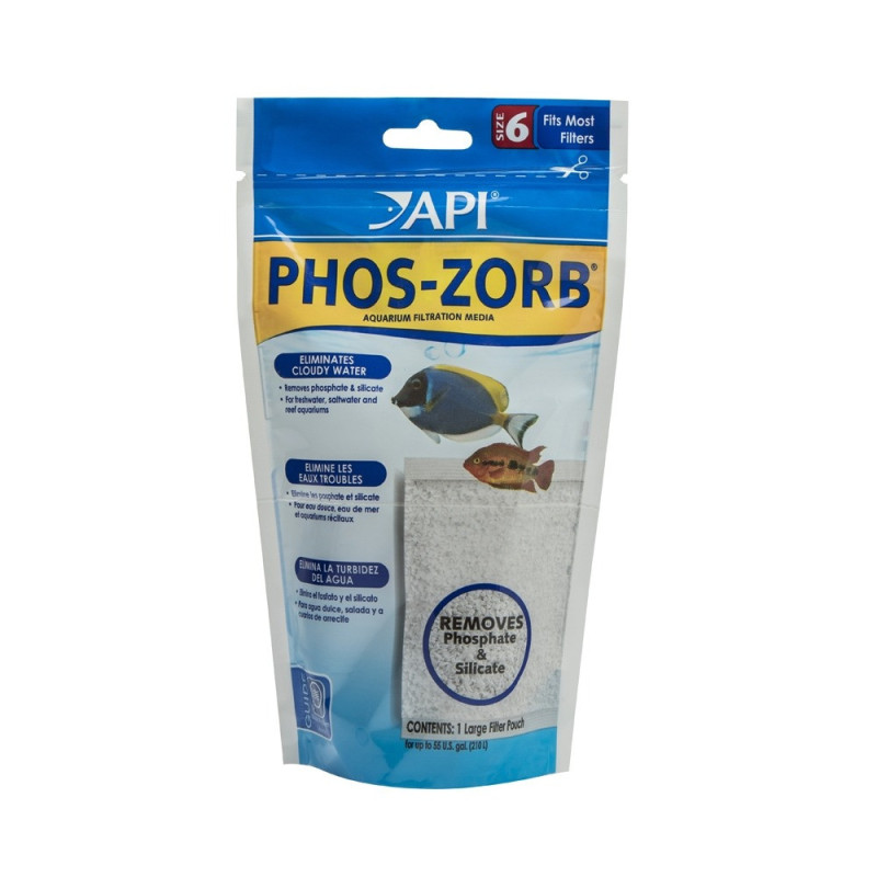 Api Phos-Zorb Aquarium Filtration Media Eliminates Cloudy Water