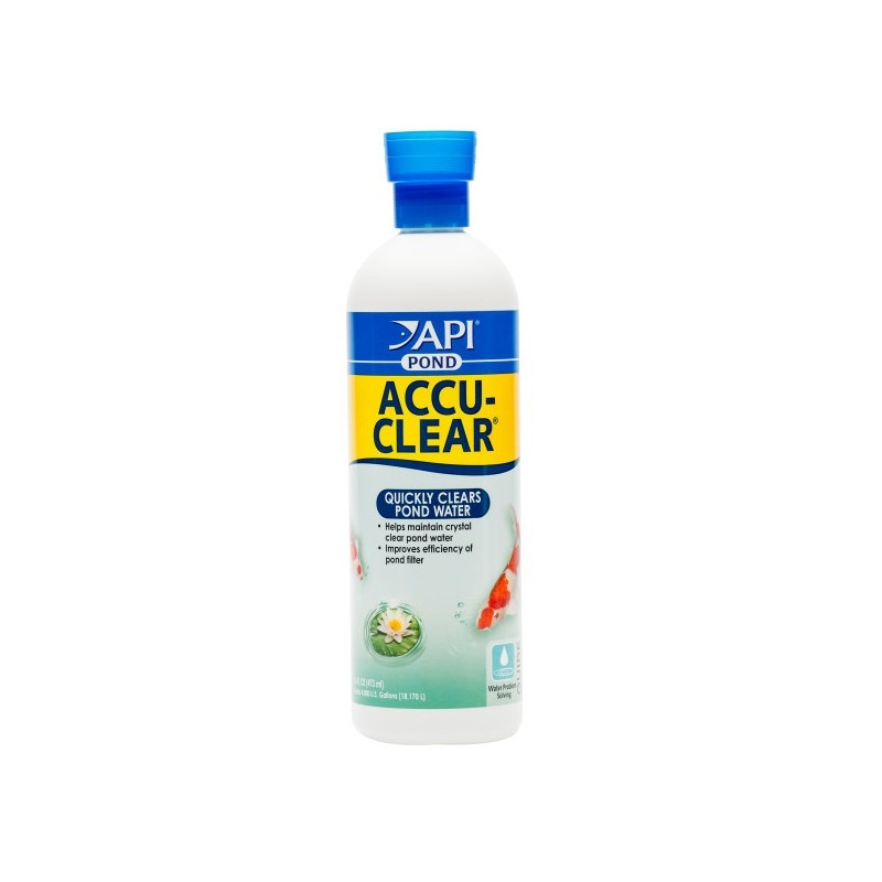 Api Pond Accu-Clear Helps To Maintain Clear Pond Water, 473 ml