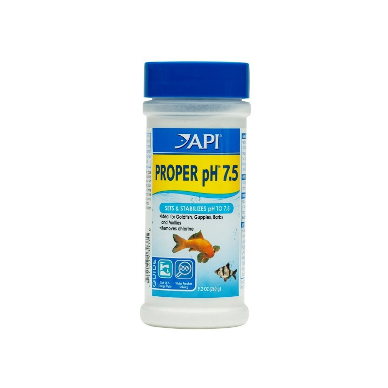 Api Proper pH 7.5 Ideal For Goldfish, Guppies, Barbs And Mollies, 260 Gram