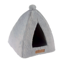 M-Pets Yull Tipi Bed For Your Pet, Grey, L37 x W37 x H37Cm