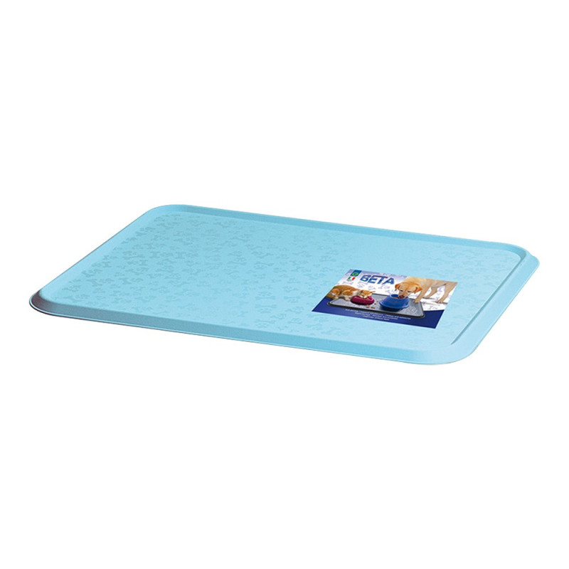 Georplast Beta Food Placemat For Dog And Cat, 45 x 35Cm, Blue
