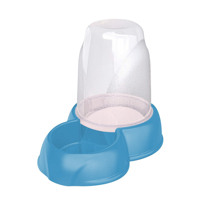 Georplast Eat And Drink Dispenser For Dog And Cat, 1.6L (Blue)