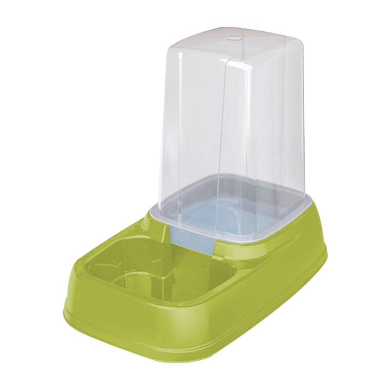Georplast Eat And Drink Dispenser For Dog And Cat, 3.7L (Lime Green)