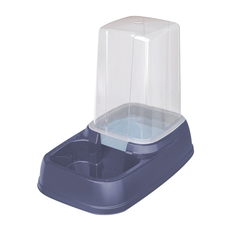 Georplast Eat And Drink Dispenser For Dog And Cat, 3.7L (Navy Blue)