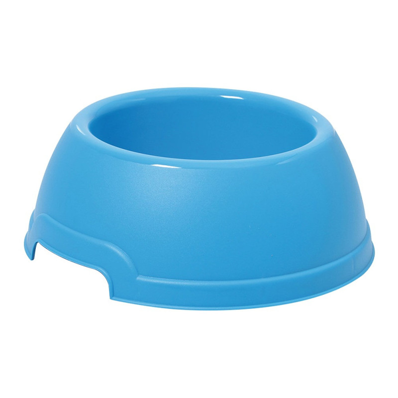 Georplast Lucky Plastic Antislip Pet Bowl For Dog And Cat Small (Blue)