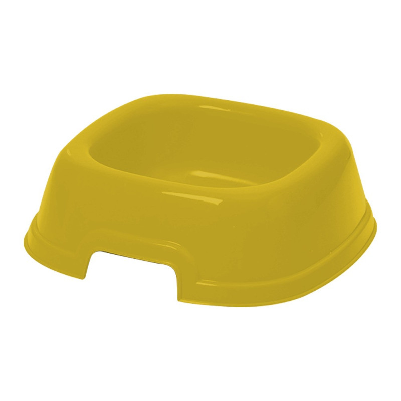 Georplast Mon Ami Plastic Pet Bowl Large, 26 x 26 x 8.5Cm, Lime Green