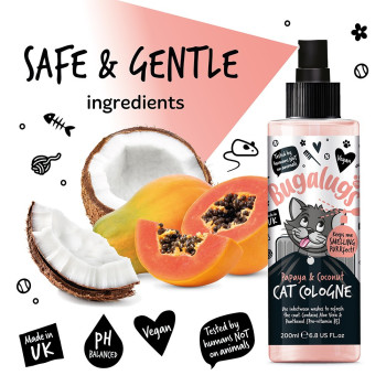 Bugalugs Papaya and Coconut Cat Cologne, 200ml
