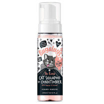 Bugalugs Papaya and Coconut No Rinse Cat Shampoo and Conditioner, 200ml