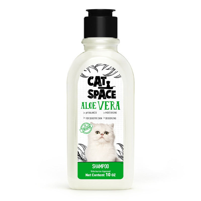 Cat Space Aloe Vera Cat Shampoo, Moisturizing, 300ml