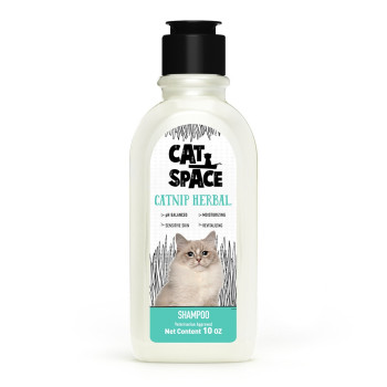 Cat Space Catnip Herbal Cat Shampoo, Moisturizing, 300ml