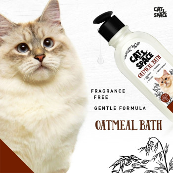 Cat Space Oatmeal Bath Cat Shampoo, Moisturized And Shiny, 300ml