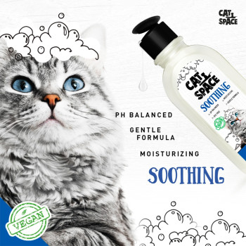 Cat Space Soothing Cat Shampoo, Moisturized, 300ml